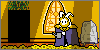 Asgore from Undertale watering the flowers!